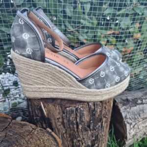 CAFèNOIR - scarpe in tessuto logato con monogramma cn