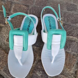 CAFèNOIR - infradito in nappa con passante squadrato